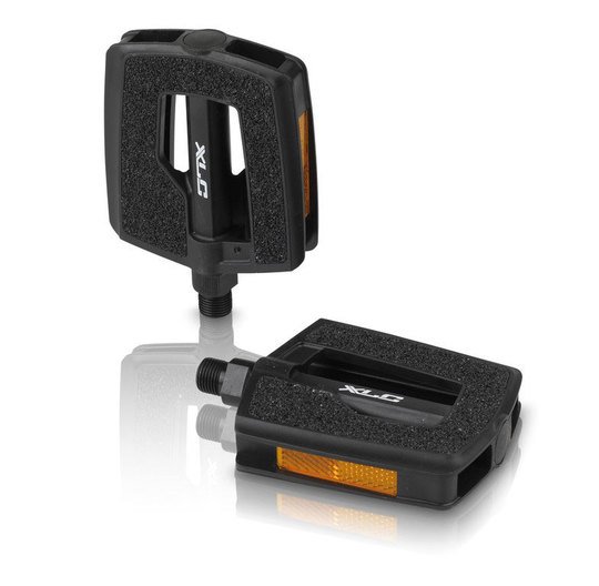 Xlc PEDAAL COMFORT GRIP PVC ZW STEL PDC09 Zwart