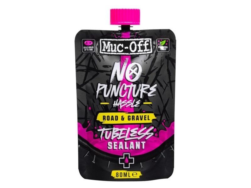Muc Off Muc-off road & gravel tubeless sealant 80ml Zwart