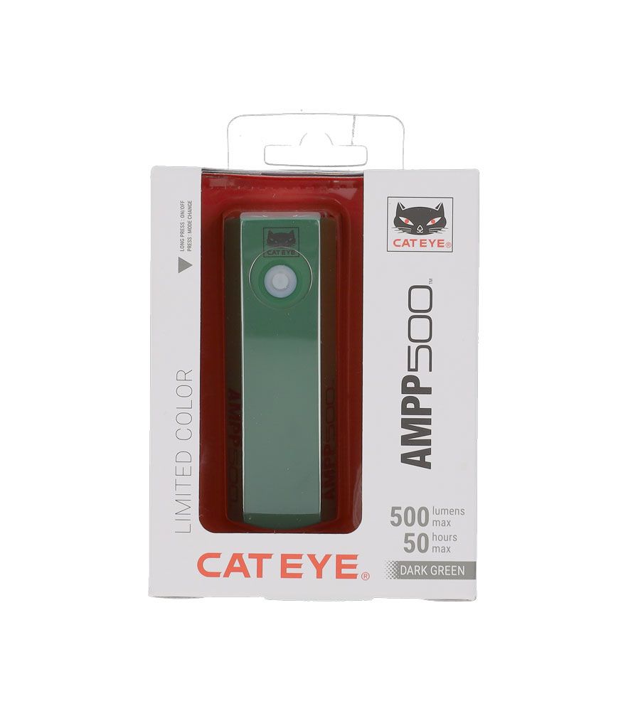 Cateye KOPLAMP CAT AMPP500 EL085RC LED GR Dark Green
