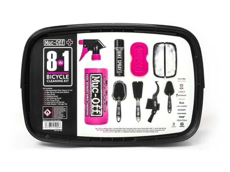 Muc Off Muc-off 8 in 1 bicycle cleaning kit reinigingspakk Black
