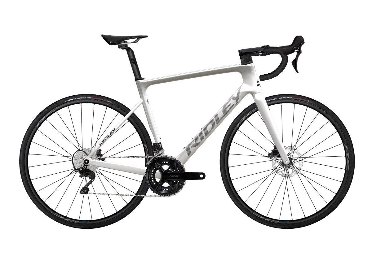 Ridley Falcn Shimano 105 - 2x12 Pearl White/Silver 2026