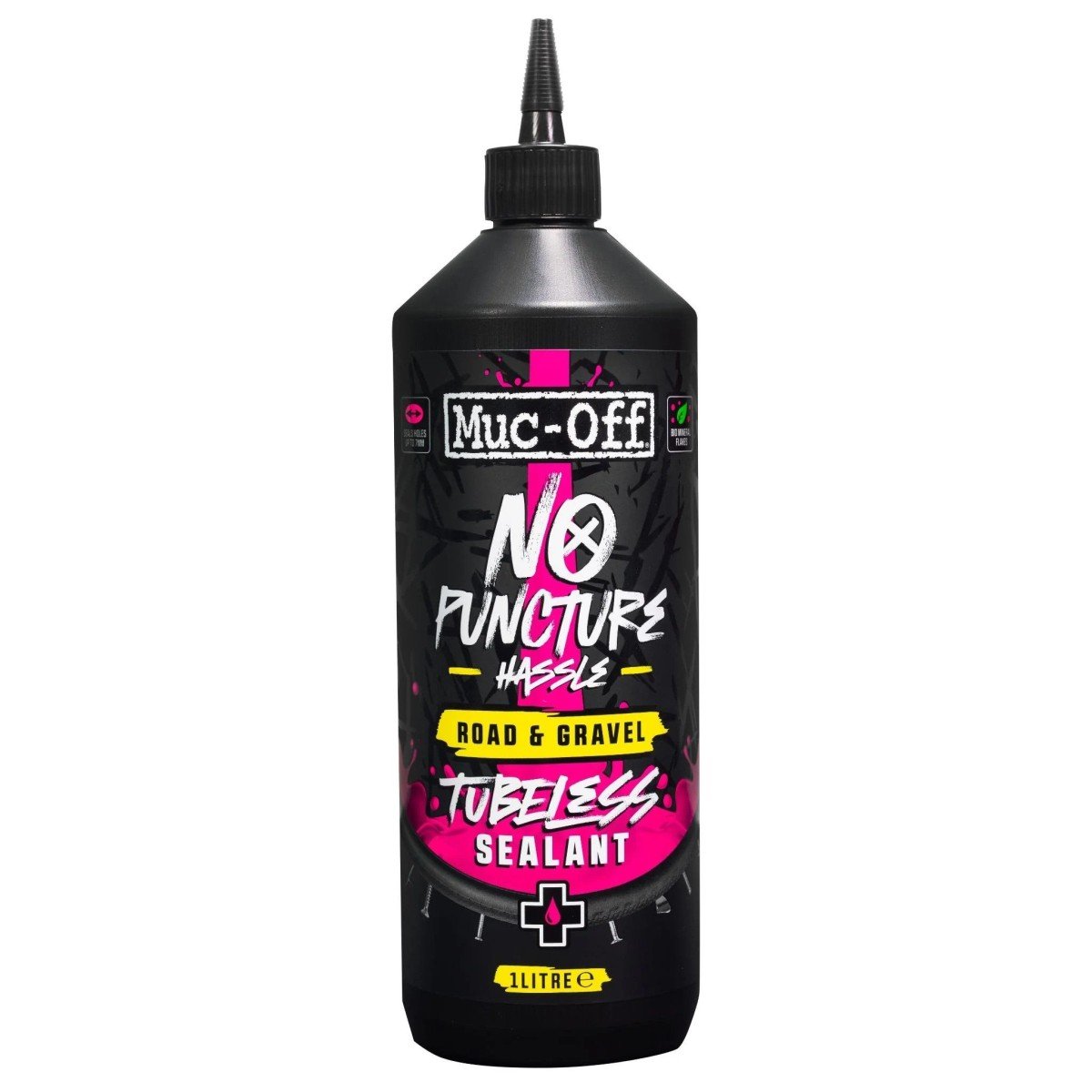 Muc Off Muc-off road & gravel tubeless sealant 1l Zwart