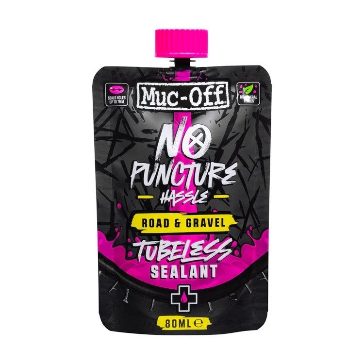 Muc Off Muc-off road & gravel tubeless sealant 80ml Zwart