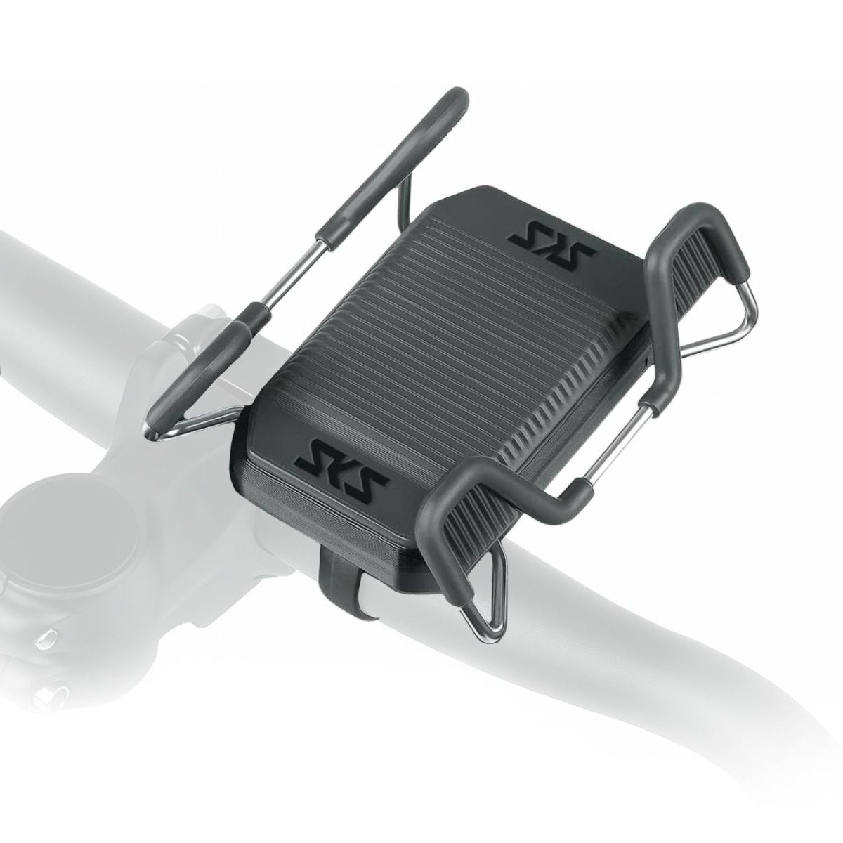 Sks telefoonhouder SmartGrab 360 rvs/kunststof Zwart
